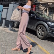 Quần thể thao 3 sọc trắng nữ nam unisex dài ống suông rộng, Quần 3 sọc thể thao nam nữ, quần kẻ ba sọc thu đông